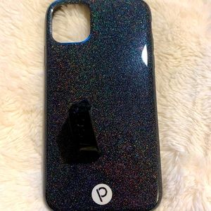 Black sparkle loopy case- iPhone XR